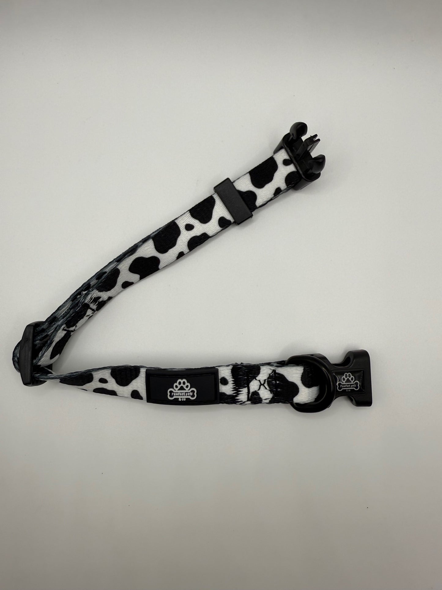Cow print dog collar size Medium