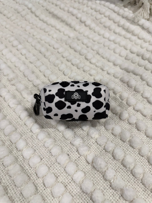 Cow print - poop bag holder