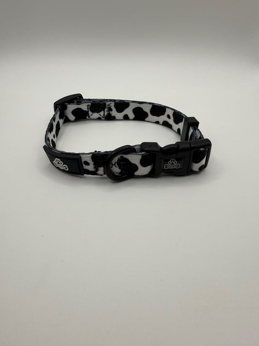 Cow print dog collar size Medium