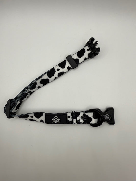Cow print dog collar size Medium